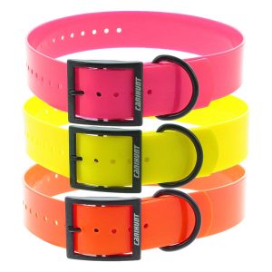 Illustration Collier pour chien de la marque CANIHUNT JAUNE / ROSE / ORANGE