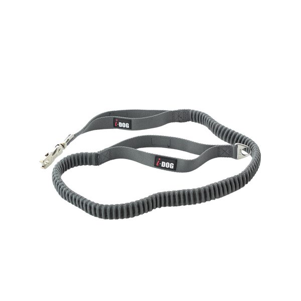 Photo sans fond de la longe canisport avec amortisseur de la marque idog vue du dessus