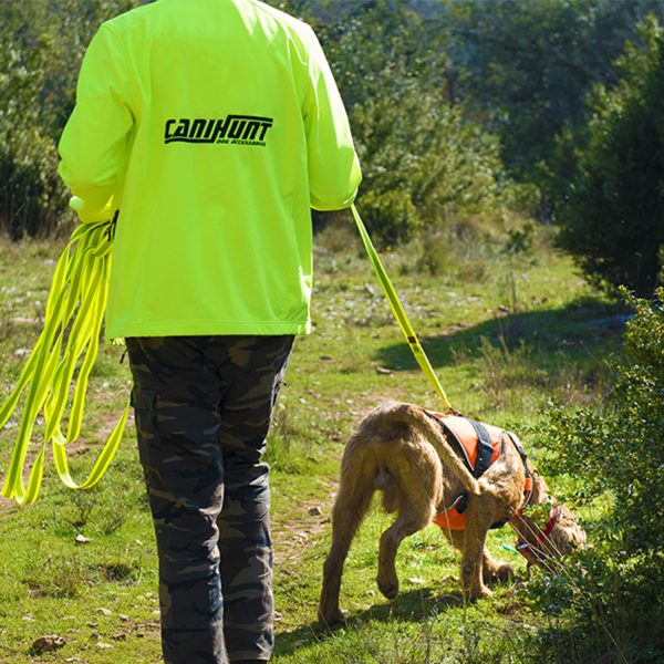 Harnais pour chien de chasse et laisse technique marque CANIHNUT