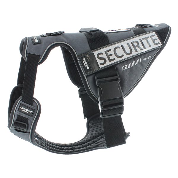 Harnais technique avec fixation GO PRO marque CANUHUNT vue de côté